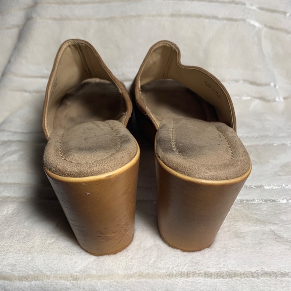 Open-Toe Clog Wedges w/ Strap - Picture 4 of 6